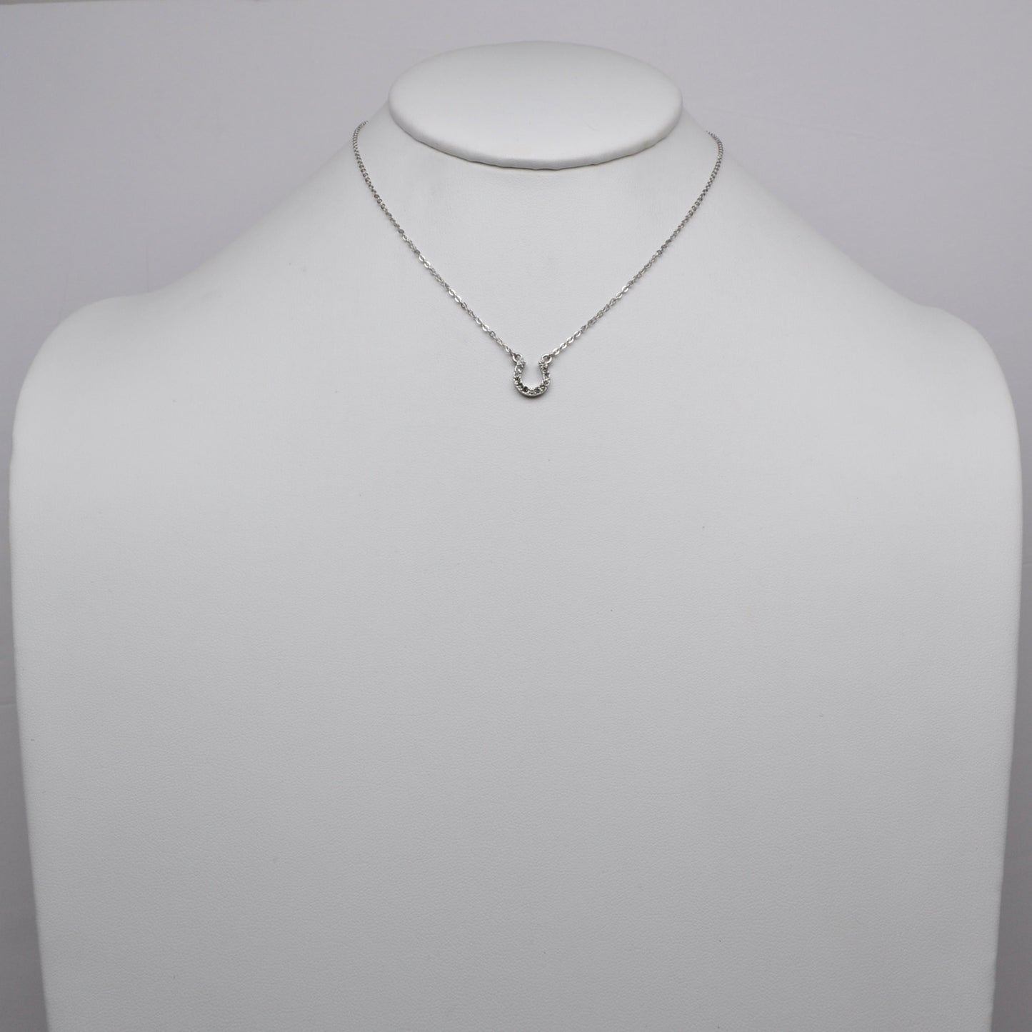 Small Horseshoe Pendant Necklace