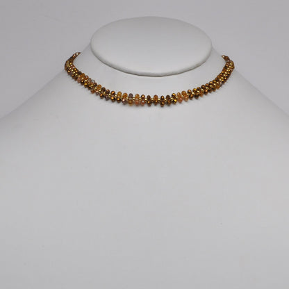 Double Beaded Intricate Choker Necklace