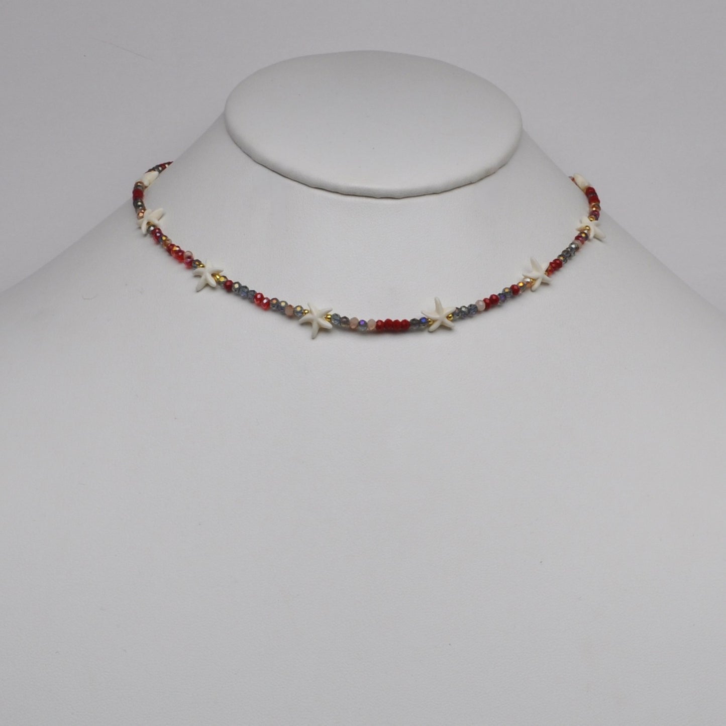Beaded Nautical Starfish Necklace