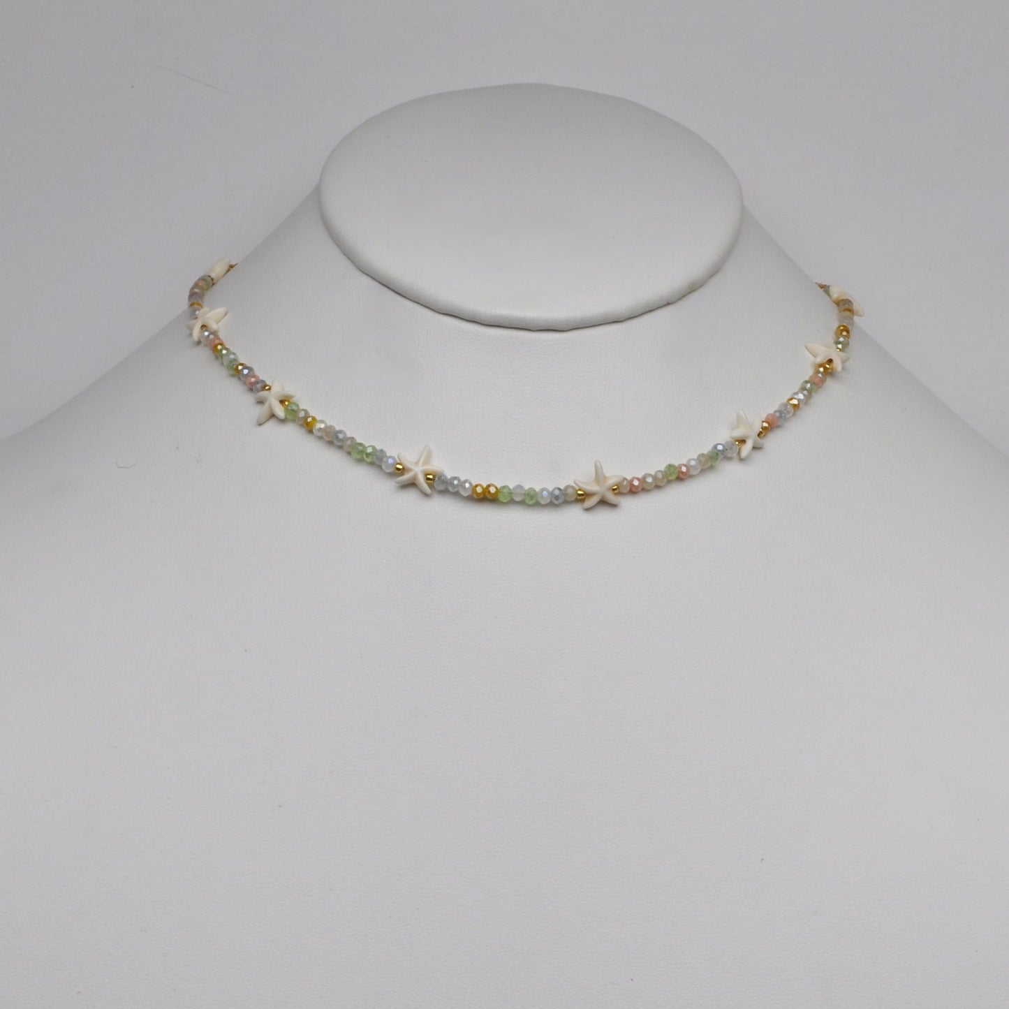 Beaded Nautical Starfish Necklace