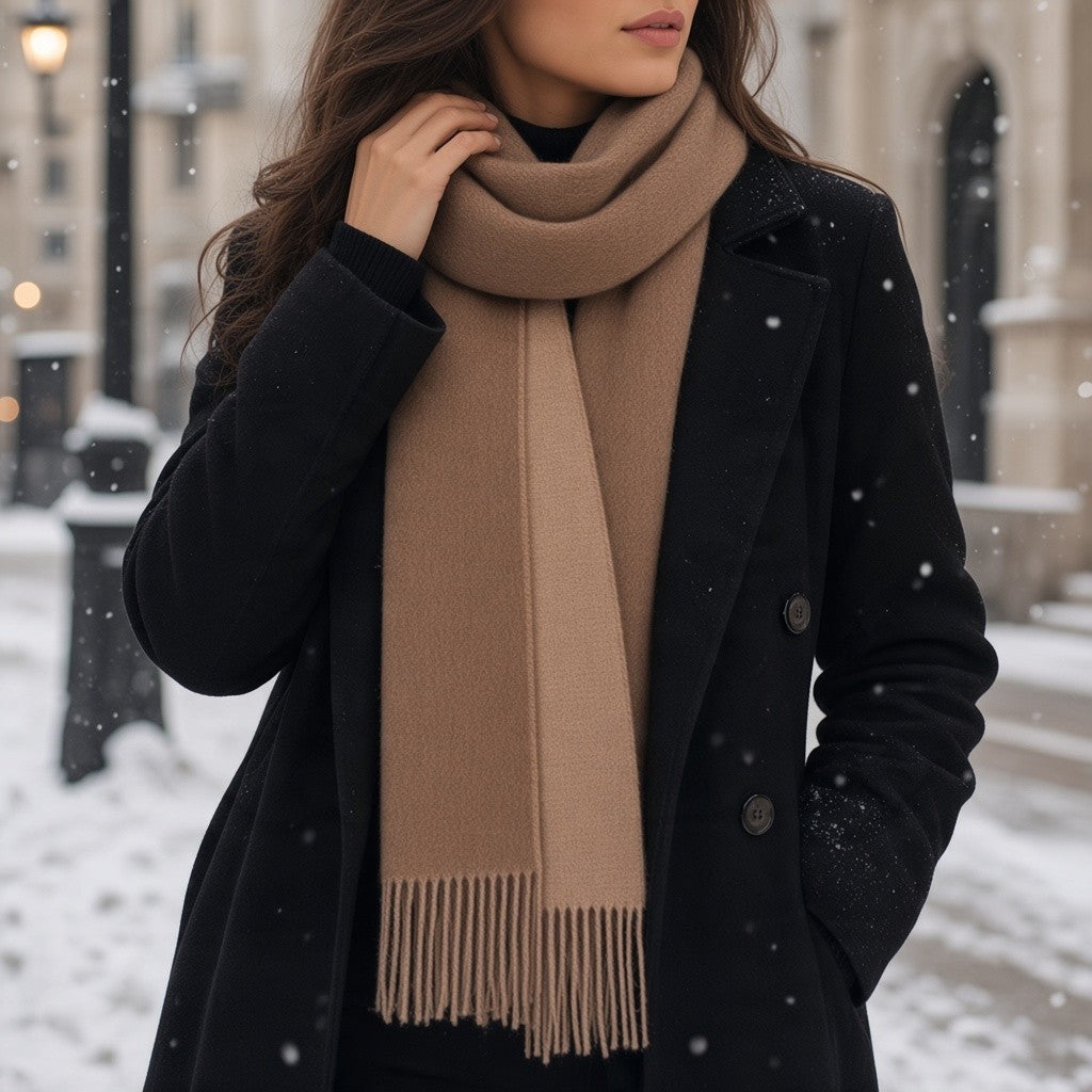 Two-Tone Reversible Scarf
