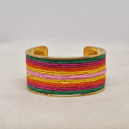 Straw Design Cuff