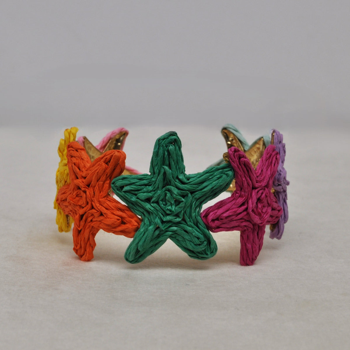 Starfish Straw Design Cuff