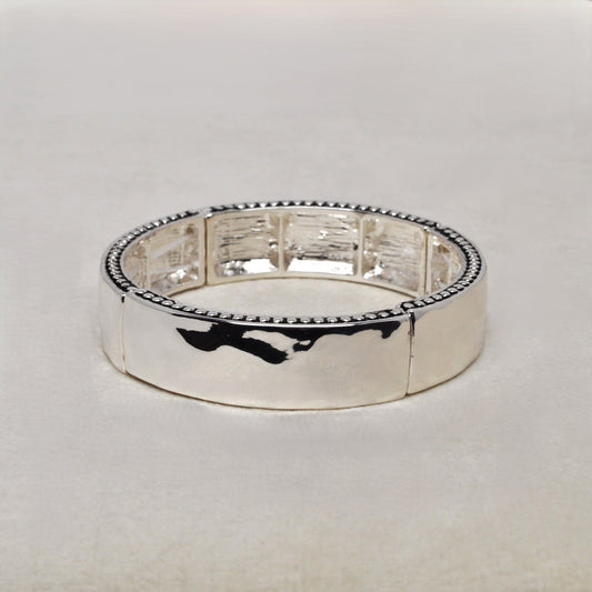 Hammered Stretch Bracelet