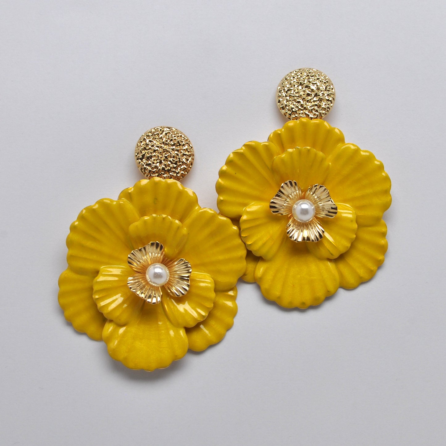 Large Flower Earrings