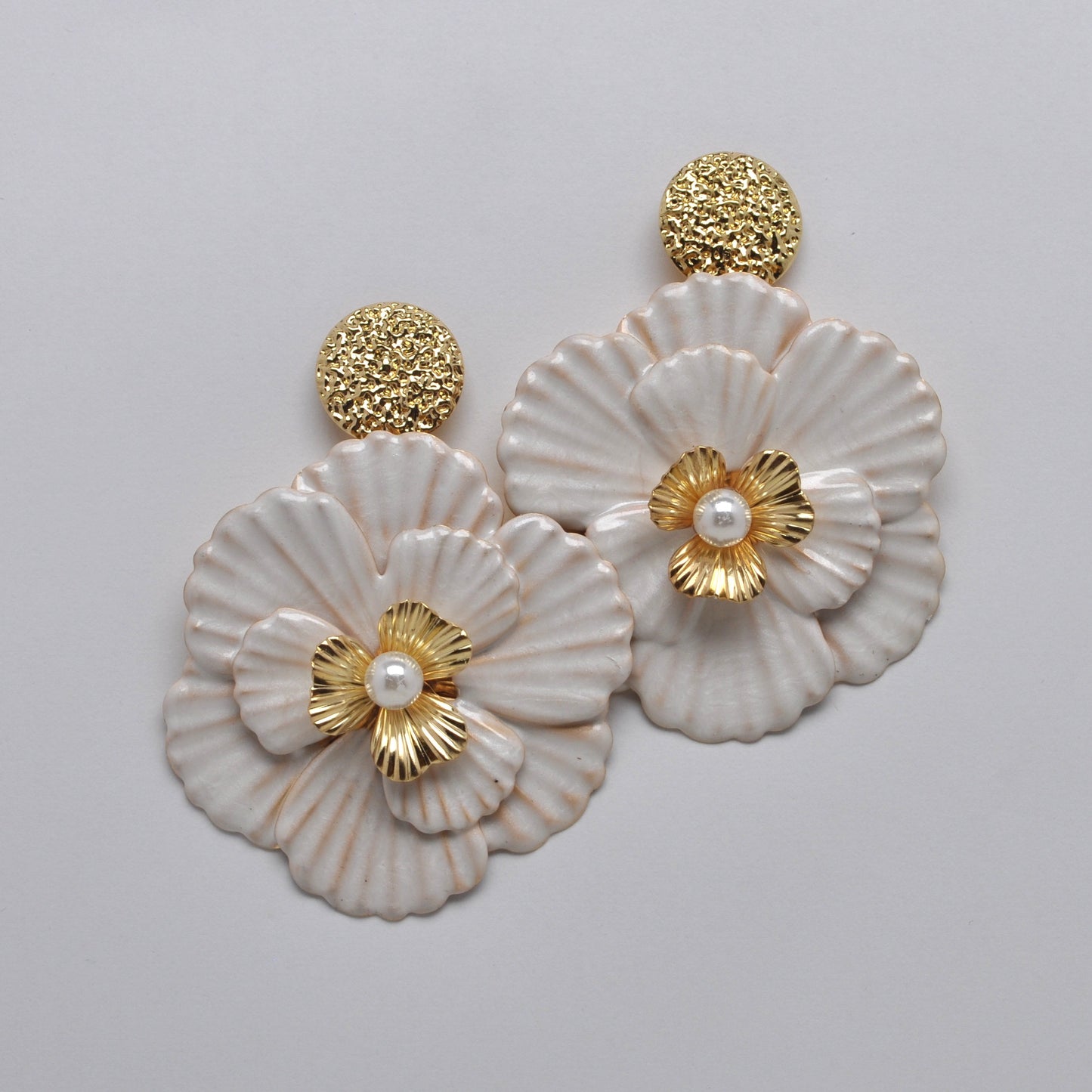 Large Flower Earrings