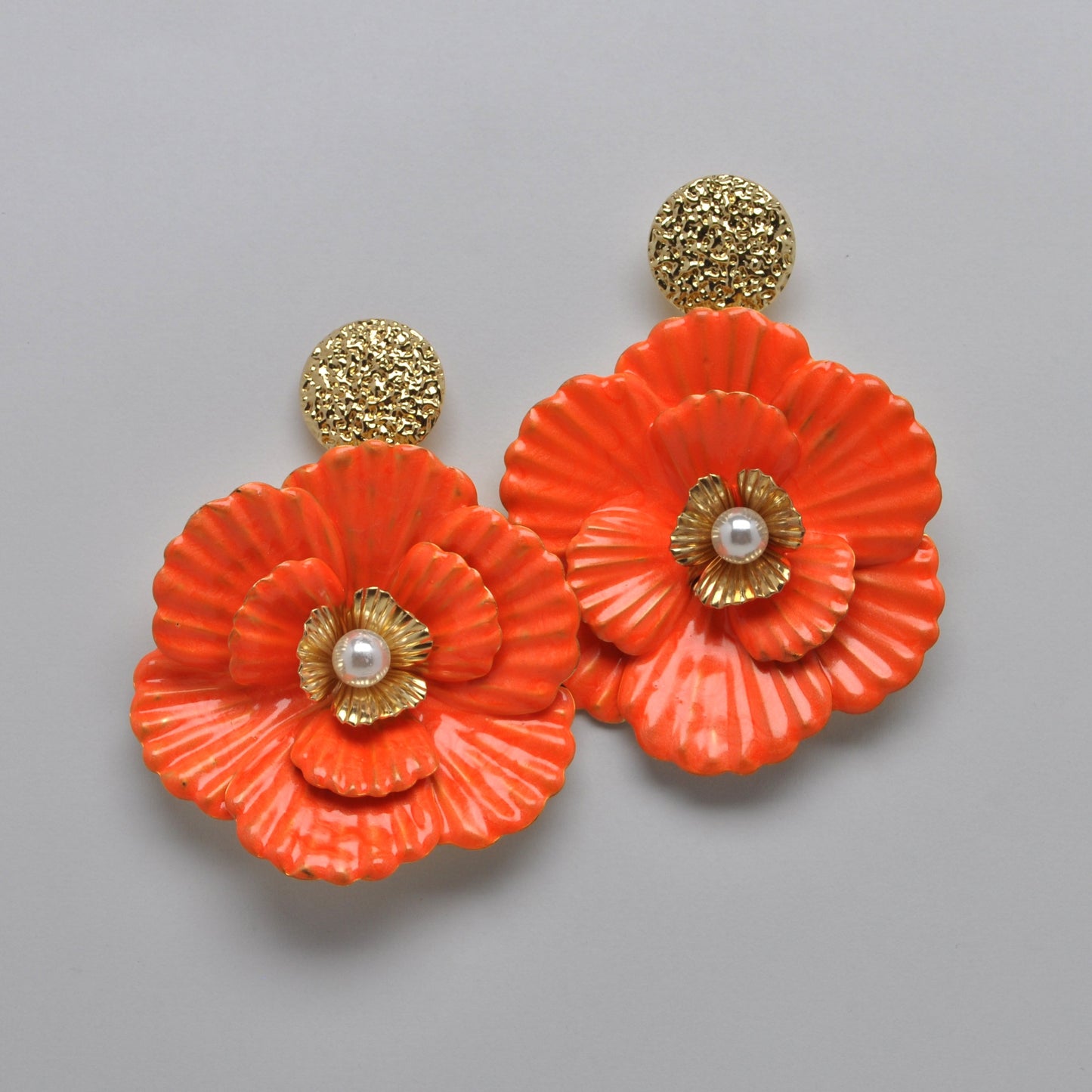 Large Flower Earrings