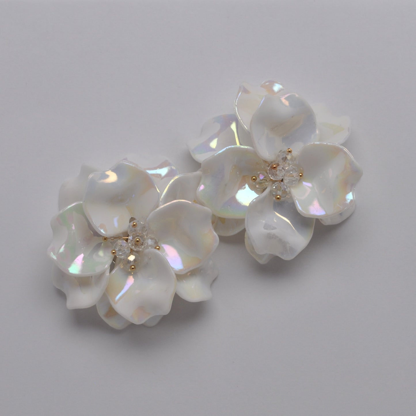 Floral Lucite Earrings