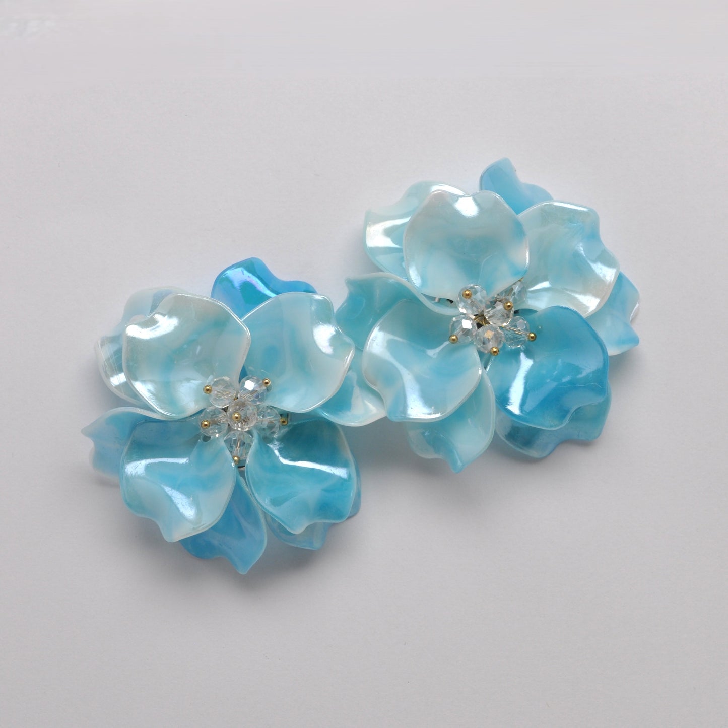 Floral Lucite Earrings