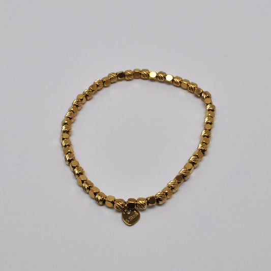 Square Beaded Stretch Bracelet