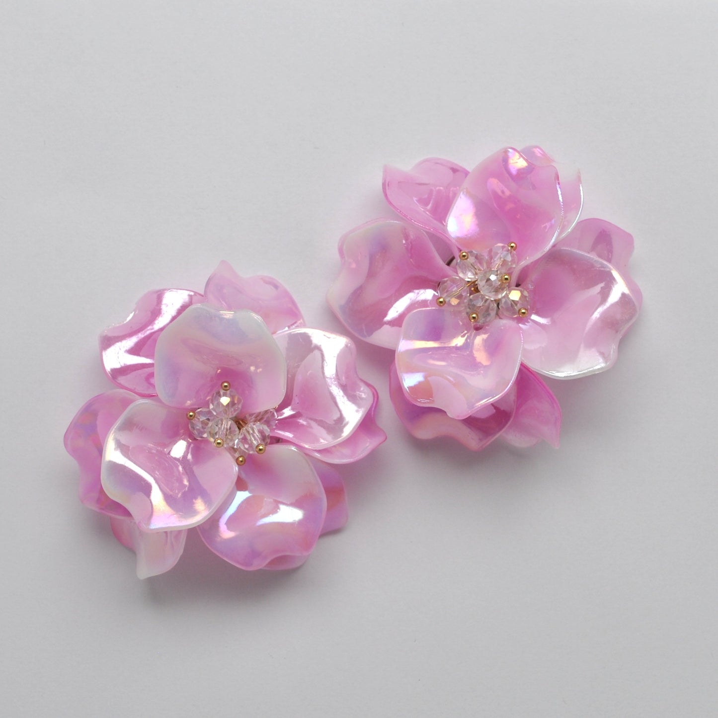 Floral Lucite Earrings