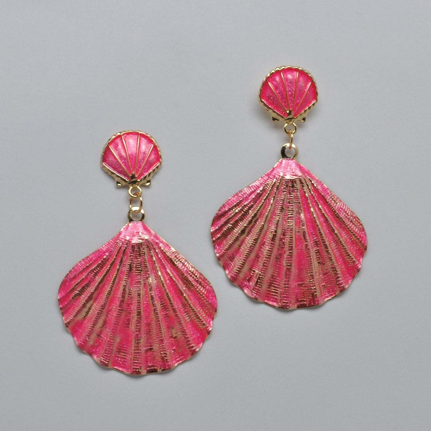 Seashell Nautical Drop Earrings