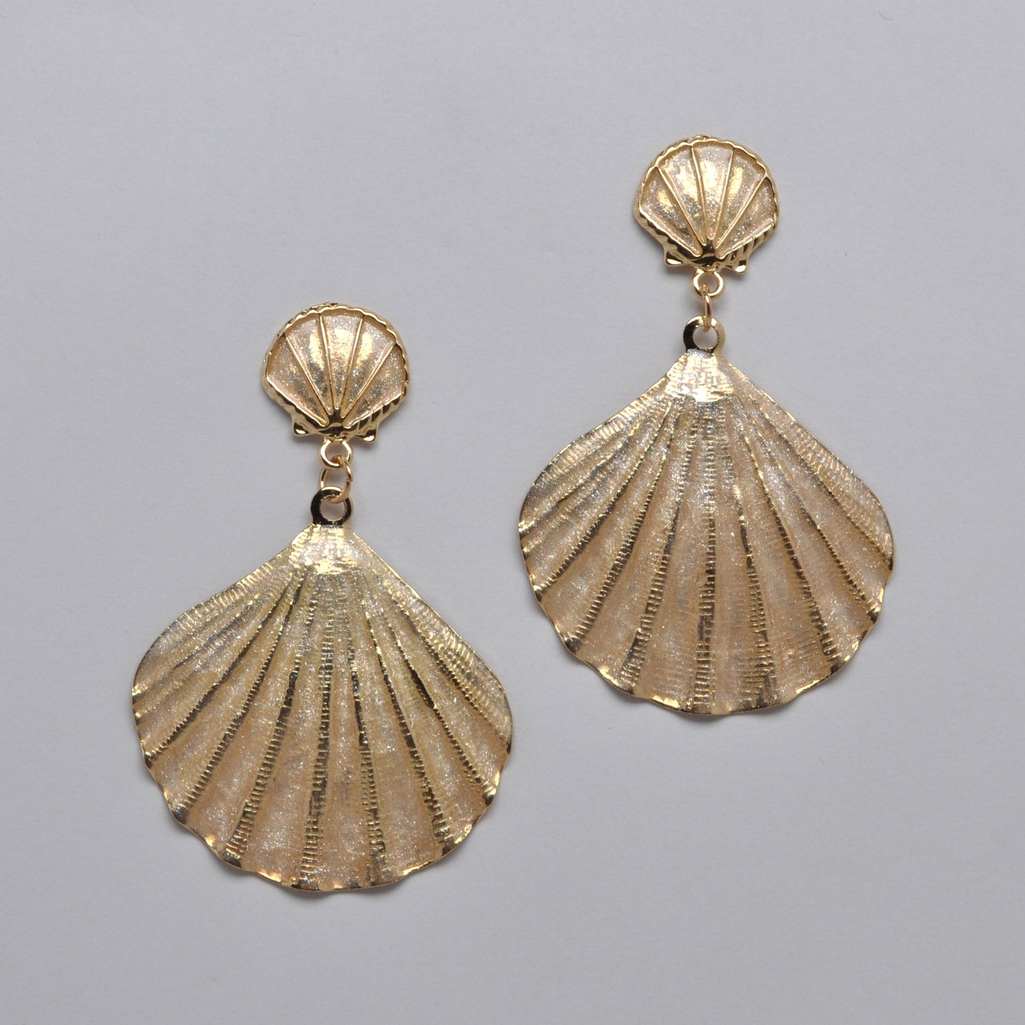 Seashell Nautical Drop Earrings
