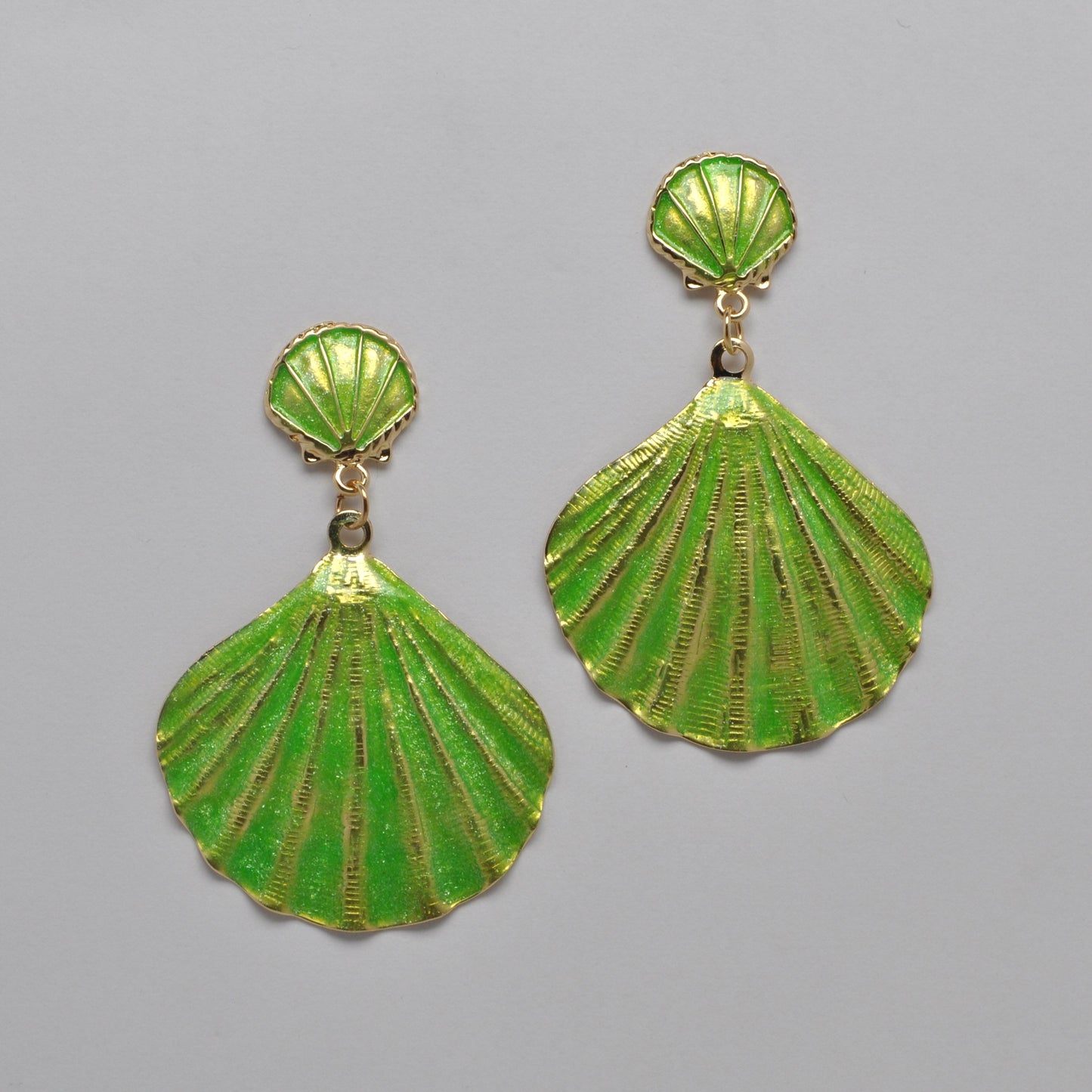 Seashell Nautical Drop Earrings