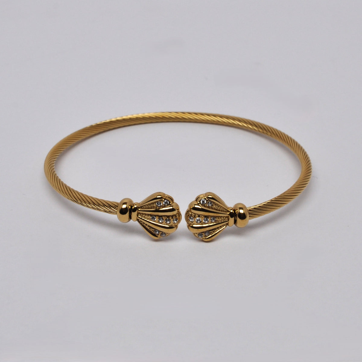 Bling Seashell Cuff
