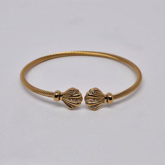 Bling Seashell Cuff