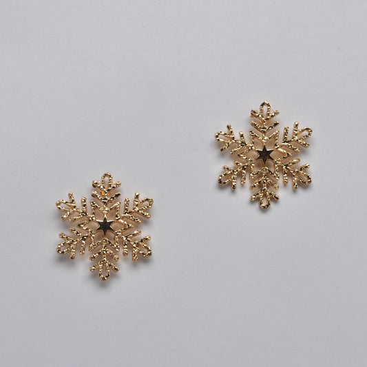 Snowflake Stud Earrings