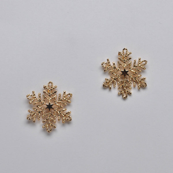 Snowflake Stud Earrings