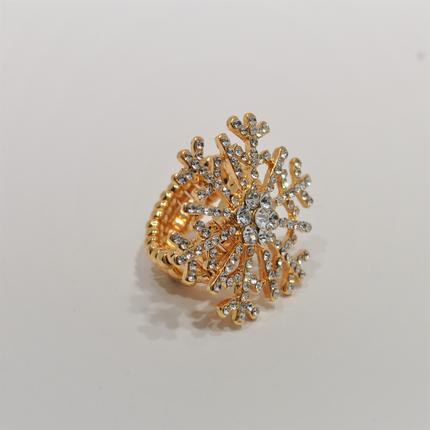 Small Snowflake Ring