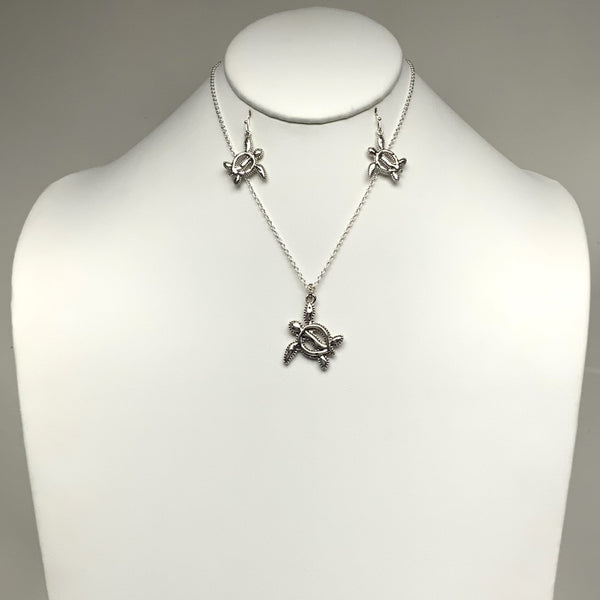 Turtle Necklace Set