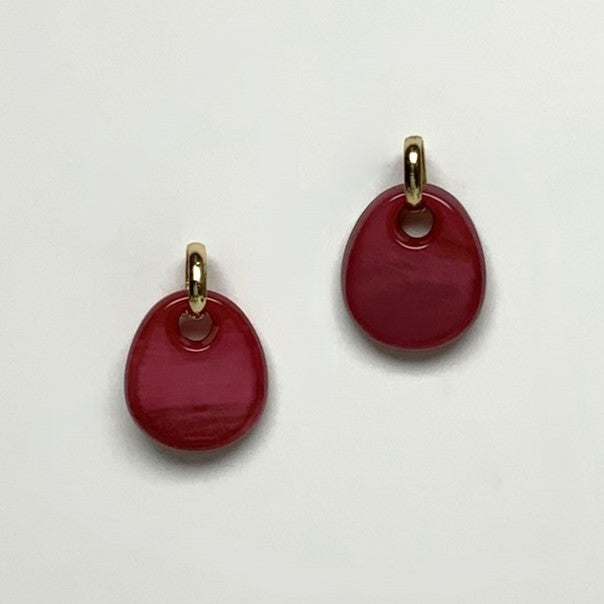 Dangly Lucite Friction Back Earrings