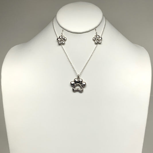 Paw Necklace Set
