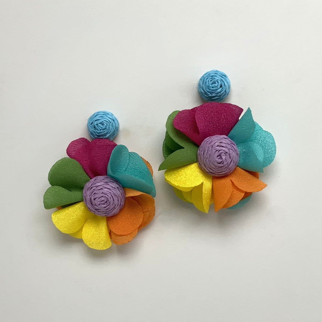 Flower Drop Earrings