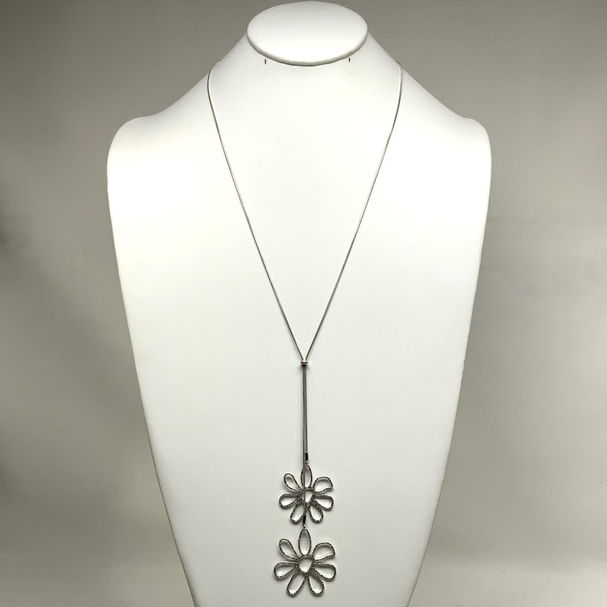 Flower Drop Necklace