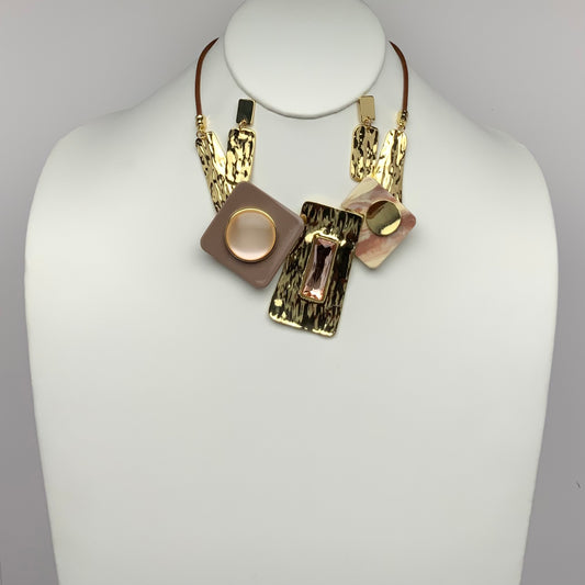 Abstract Necklace Set