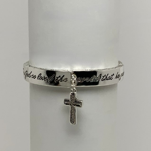 Religious Bible Text Bracelet