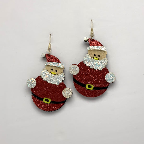 Santa Clause Ornament Earrings
