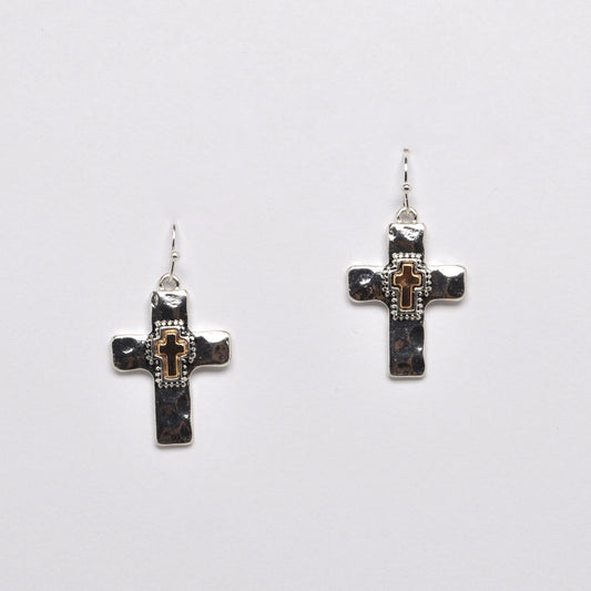 Religious Cross Earrings