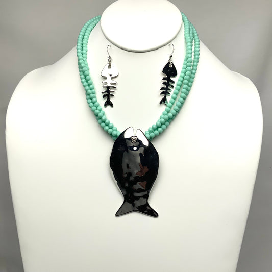 Fish Necklace Set