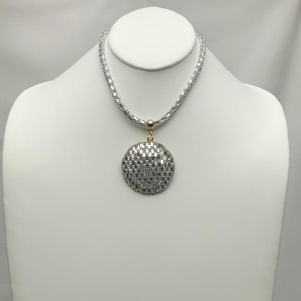 Crystal Circle Necklace