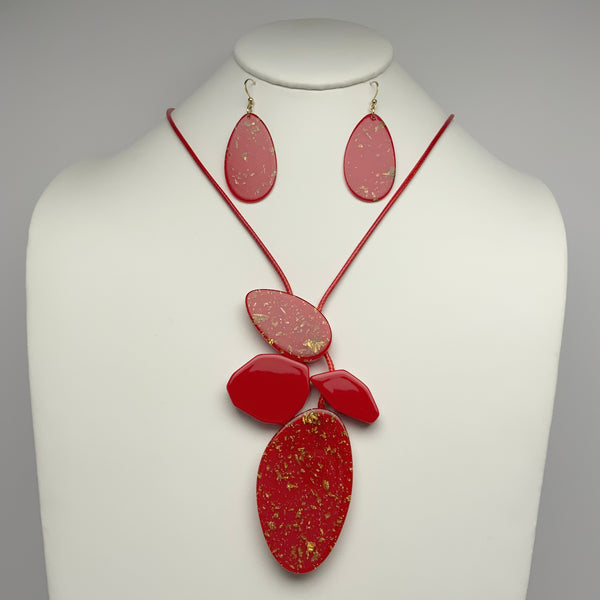 Lucite Shapes Necklace
