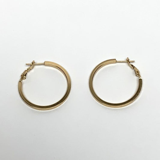Flat Hoop Earrings