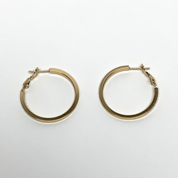 Flat Hoop Earrings