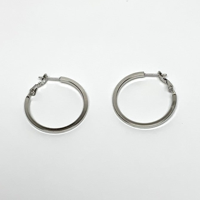 Flat Hoop Earrings