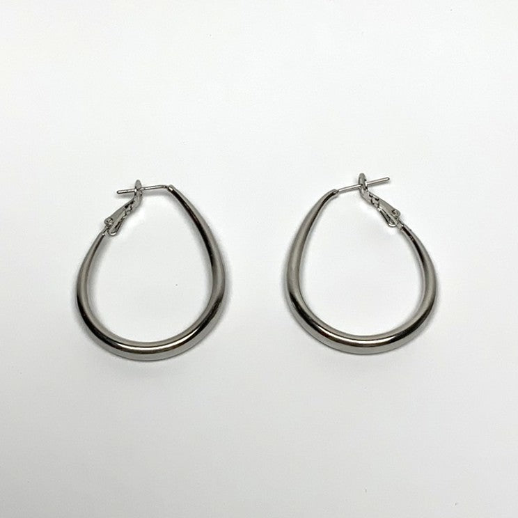 Teardrop Hoop Earrings