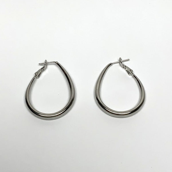 Teardrop Hoop Earrings