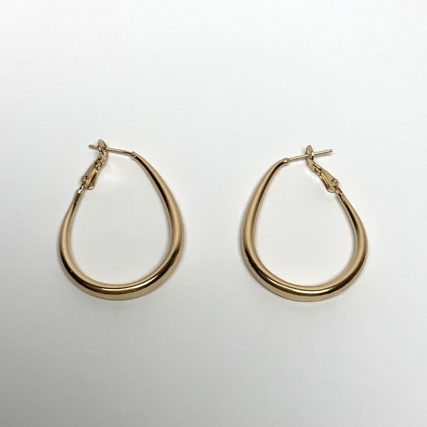 Teardrop Hoop Earrings