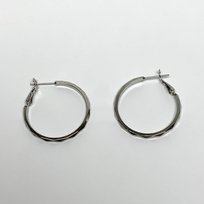 Textured Design Hoops