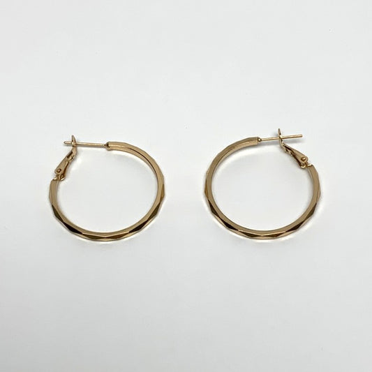 Textured Design Hoops