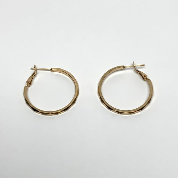 Textured Design Hoops