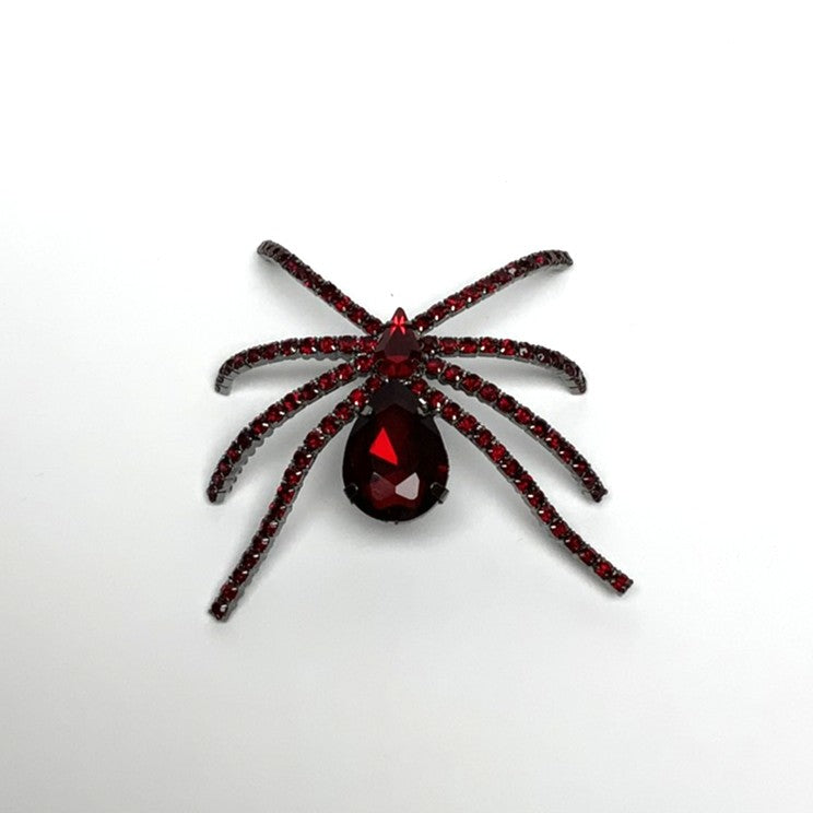 Crystal Spider Pin