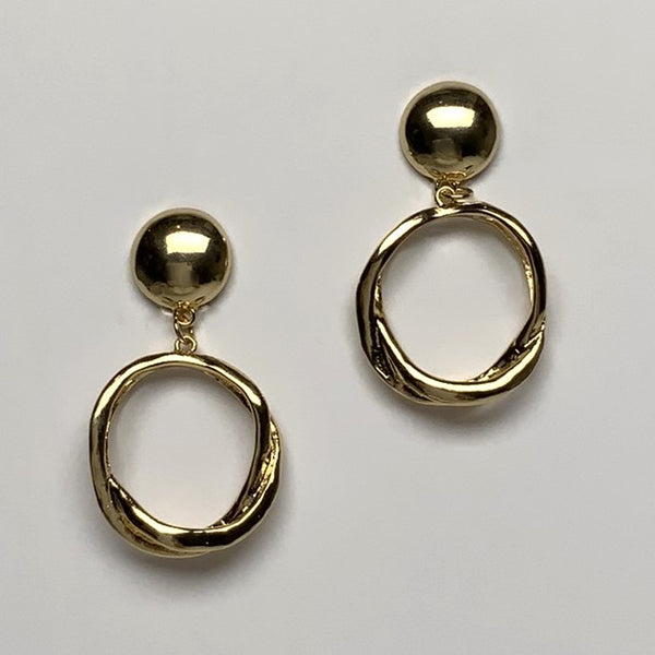 Intertwined Clip On Earrings