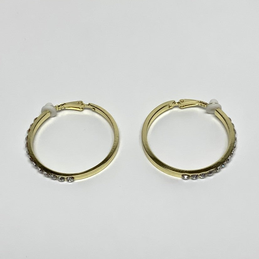 Crystal Hoop Earrings