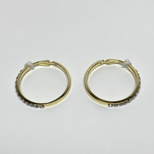 Crystal Hoop Earrings