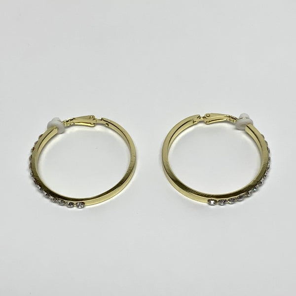 Crystal Hoop Earrings