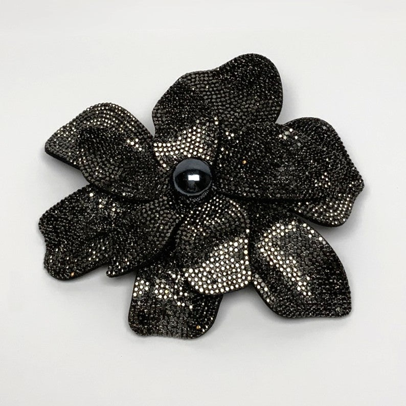 Rhinestone Statement Flower Pin